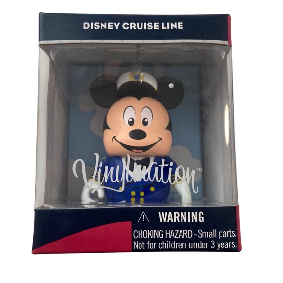 Disney Cruise Line Vinylmation Mickey Mouse Captain Figure Collectible In Origin - Picture 1 of 8